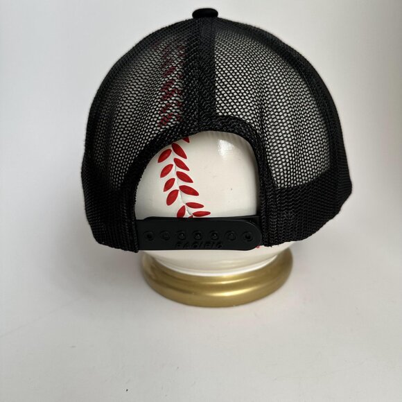 Adapt Superwater Trucker Hat Pacific Headwear Adjustable Cap Mesh Snapback Black - Picture 6 of 11